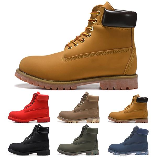 2022 Novo designer de moda Boots Men Women Boot Leather Sapatos tornozelo Martin Sapato Cowboy Amarelo vermelho azul preto preto rosa Motocicleta bootiess deserto sapatos top