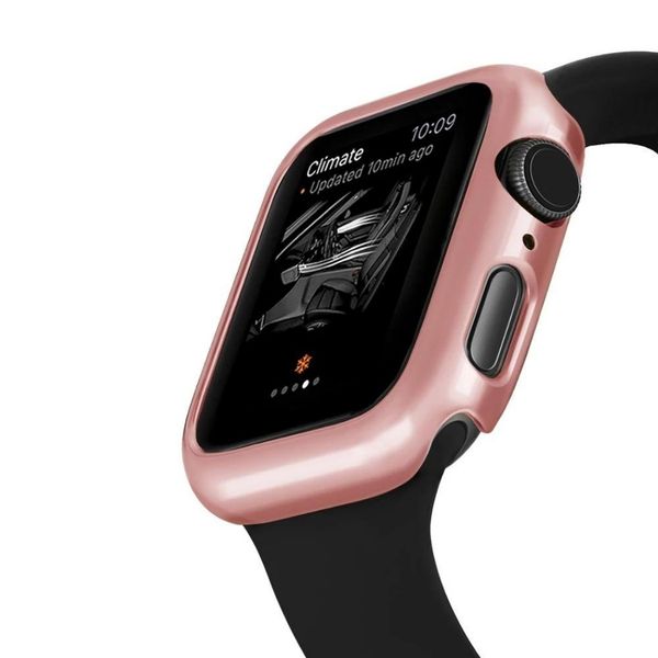 Роскошные чехлы для Apple Watch Ultra 49 мм полоса 8 7 41 мм 45 мм 42 мм 38 мм 40 мм 44 мм рамы ПК защитный бампер корпус золотоискальный оболоч