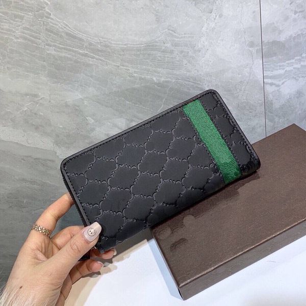 L Designers ZIPPY WALLET Натуральная кожа Мужские женские культовые модные длинные молнии BRAZZA Кошельки Портмоне Чехол для карт Ophidia243s