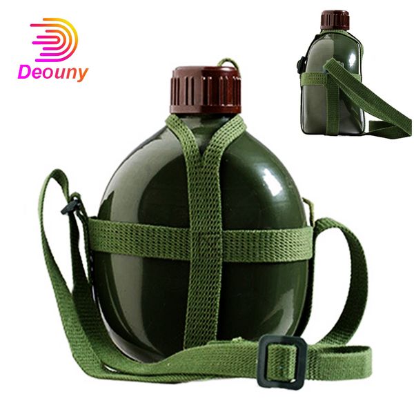 Бутылки с водой де -эндоирская армия Армия Хип Фляска вино бутылки алюминиевая военная чашка с вареньем с варом на плече