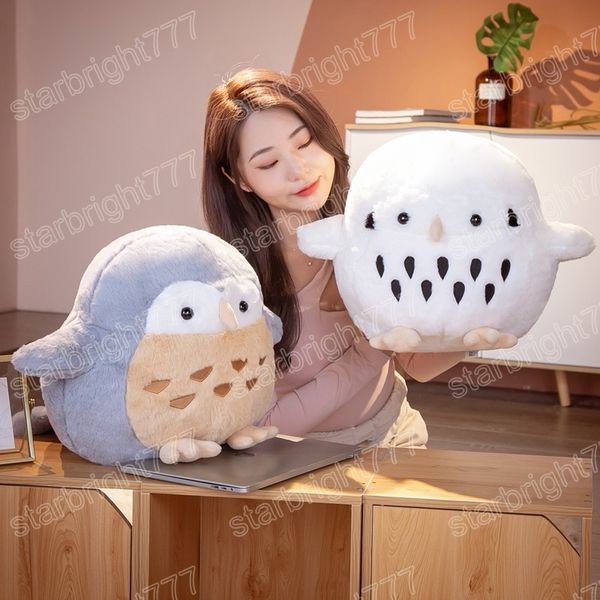 38/45 cm Bel Gufo Peluche Cuscino Animale Del Fumetto Bambole Farcite Morbidi Giocattoli di Peluche Carino Cuscino del Divano per Le Donne Bambini Ragazze