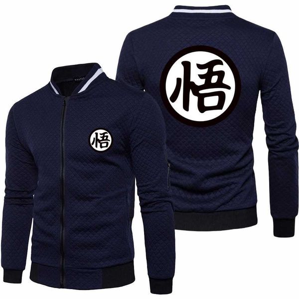 Hoodie2021 Novo masculino AMIE Z GOKU JAPETA DE CARATURO AUTONOTON Autumn Manga Longa Moda Sportswear Casual Capuz Capuz Sorto machado