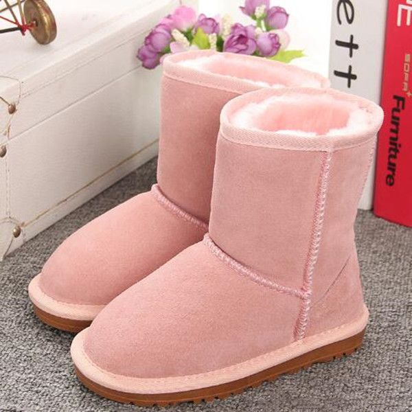 2022 New Real Australia 528 Hochwertige Kinderstiefel Jungen Mädchen Kinder Baby Warme Schneestiefel Teenager Studenten Winterstiefel Kinderschuhe Größe 22-34