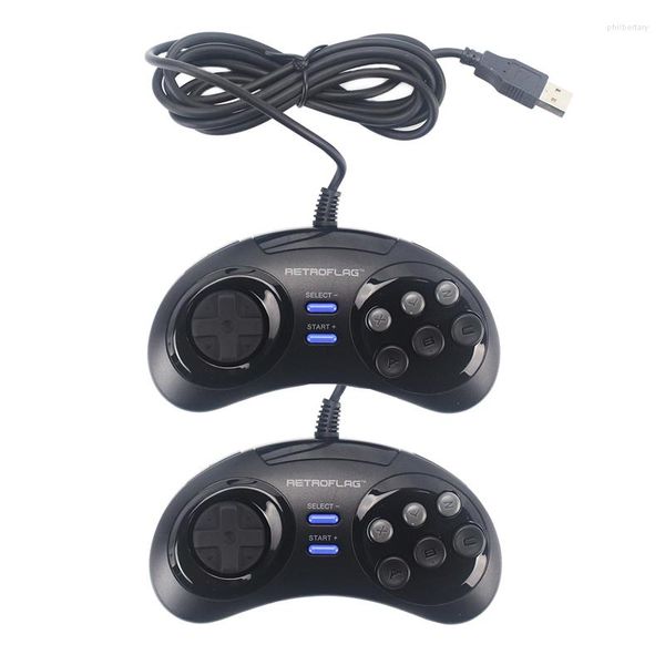 Oyun Denetleyicileri Retroflag Klasik USB denetleyicisi m Megapi Ahaspberry Pi 4 B PC MacOS Retropie Nespi için Gamepad Joypad Kontrolü