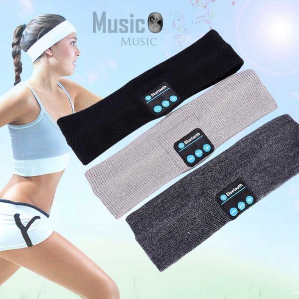 Yoga Hair Bands Wireless Bluetooth Music Headset Knits Headsets Sleeping Headsets Unisisex Sport Headset para treino Jogging Yoga L221027