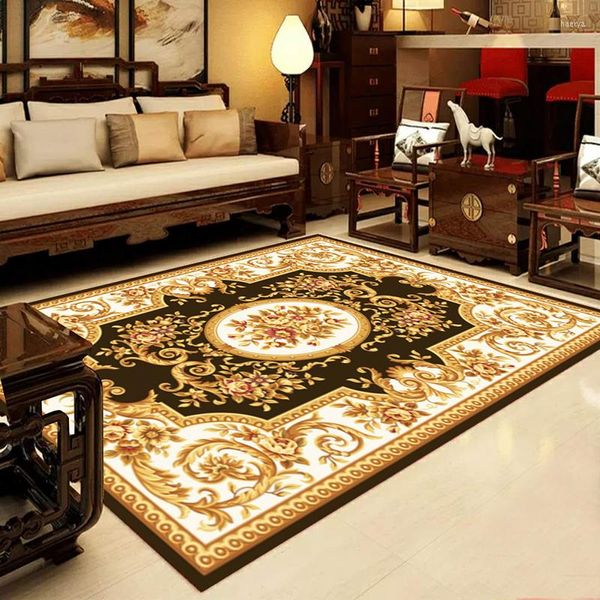 Tapetes de tapetes estilo europeu para sala de estar de grande área de decoração tapetes de carpete quarto porta macia por porta de bebê tat e tapete e tapete e