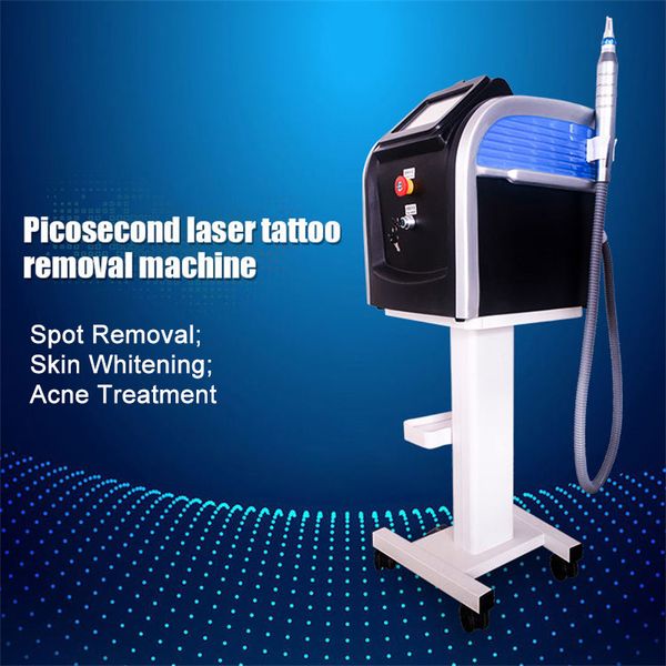 532nm 755nm 1064nm Picossegund Machine a laser nd yag pico tatuagem Remoção de tatuagem Equipamento de espreguiçadeira Dispositivo de removedor de ponto de pigmento