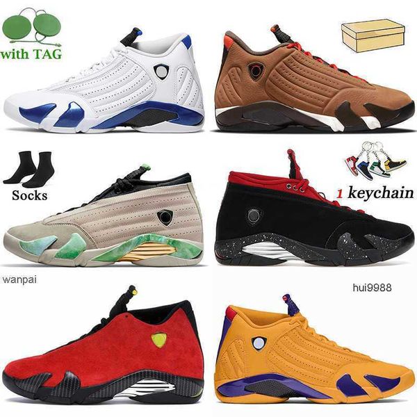 2023 Neueste Herren Jumpman 14 14s Basketballschuhe Hyper Royal Winterized Red Lipstick Fortune University Gold Gym Blue Candy Cane Thunder JERDON