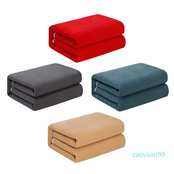 WOYEEKU coperta elettrica tinta unita 180x150 cm coperta di lana addensata per due persone tre persone interruttore a tre velocità a doppio comando 33