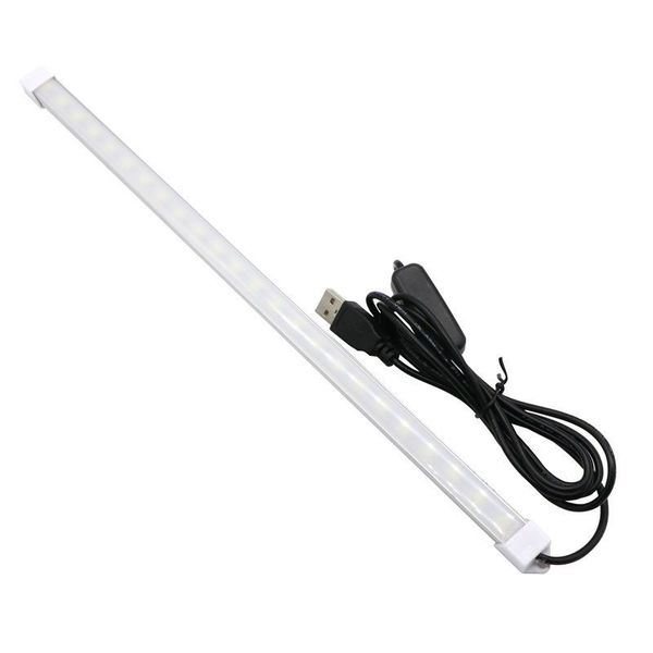 USB-LED-Streifen, DC5V-Lichtleiste mit Schalter, SMD5630-LEDs, starre Streifen, 10/20/35/40/50 cm, Nachtmarktbeleuchtung, 7/15/24/28/36 LEDs, hart, 2 Stück/Los