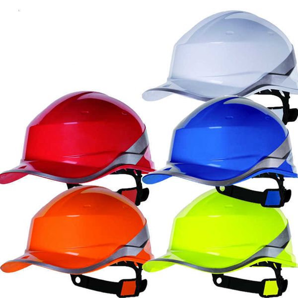 Fahrradhelme Diamond V Hard Hat Schutzhelm High Hi Vis Baseball Reversib Sticker Hat L221014