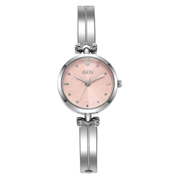 GEDI 2022 novo relógio de moda Nicho Design Sense Steel Band Quartz Feminino Temperamento como presente de aniversário para os relógios femininos 1190