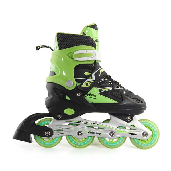 Скейтс -коньки детские роликовые туфли встроенные скоростные диски для взрослых для взрослых девушек на открытом воздухе S L221014