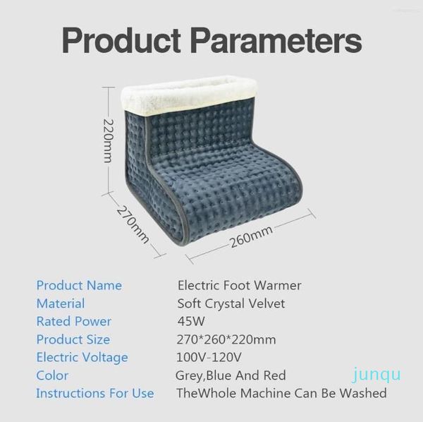 Cobertores Aquecedores de aquecedor mais quente do pé elétrico Power Power Economizando com tampa quente Poods de aquecimento para quarto de casa Sleeping Sleeping 022