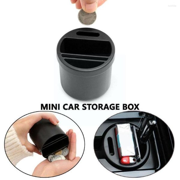 Portabevande 1 Pz Scatola bracciolo per auto portatile Portasigarette Porta carte di credito Auto-Styling Auto Organizer Automobile Mini Cup Access L4N1