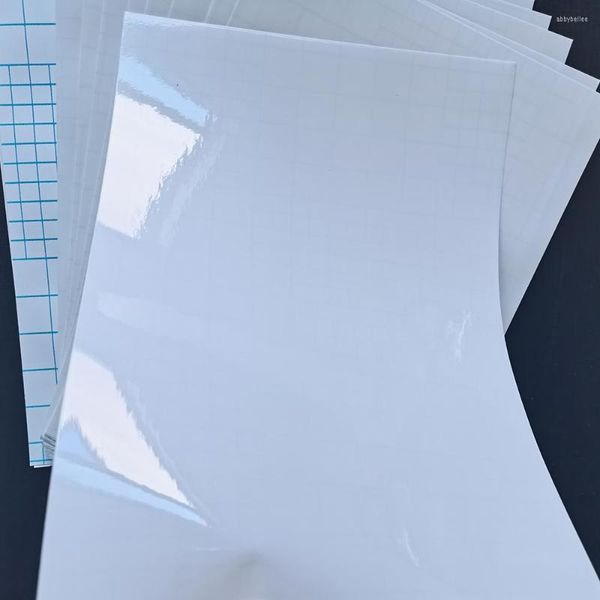 Hediye sargısı 210 x 297 mm holografik parlak folyo yapışkan bant arka damgalama kağıt üzerinde 50 yaprak DIY paket renk kartı