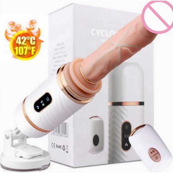 Giocattoli per giocattoli per sex Masager Remoto Wireless Remote Automatico VIBIRO DI DIDDO telescopico per la masturbazione Donna Pumping Gun Toys HN2Y PKCQ