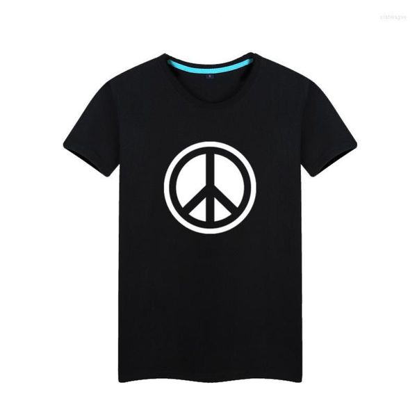 Magliette da uomo Concept Peace Logo Stampa Camicia da uomo estiva in cotone moda casual di alta qualità Ac1550