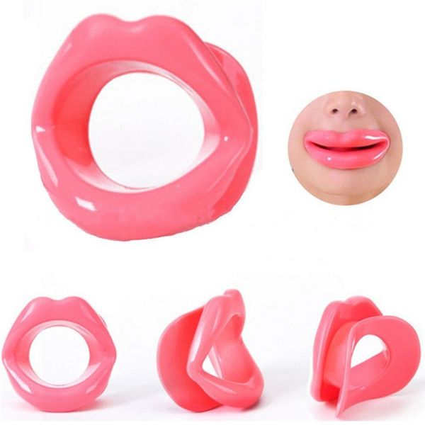 Home Party Favor 6 kleuren Siliconen Rubber Gezicht Slimmer Sporter Lip Trainer Orale Mond Spierspanner Anti Aging Rimpel Massager Zorg LT135