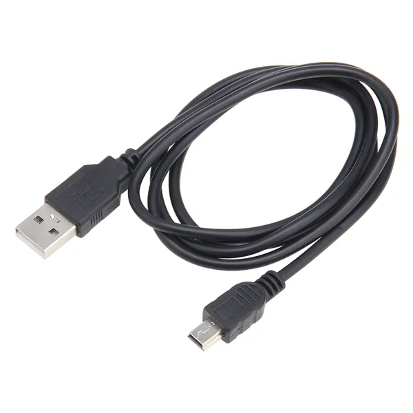 1M USB 2.0 a mini 5pin Cabos de extensão de carregamento de dados Cabelo de carregamento para controlador Sony PS3