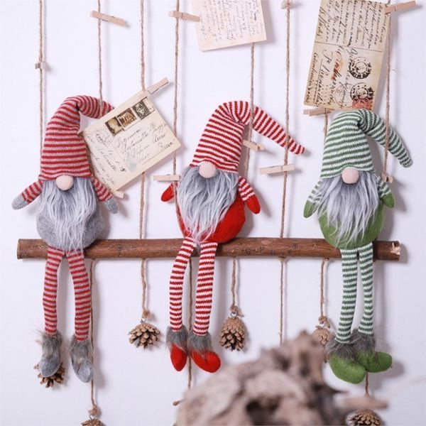 Decorações de Natal 2023 Decorações de Natal Poses Posta Papai Noel Doll Doll Claus Desktop Ornamentos de Natal Presentes do ano Decoração em casa