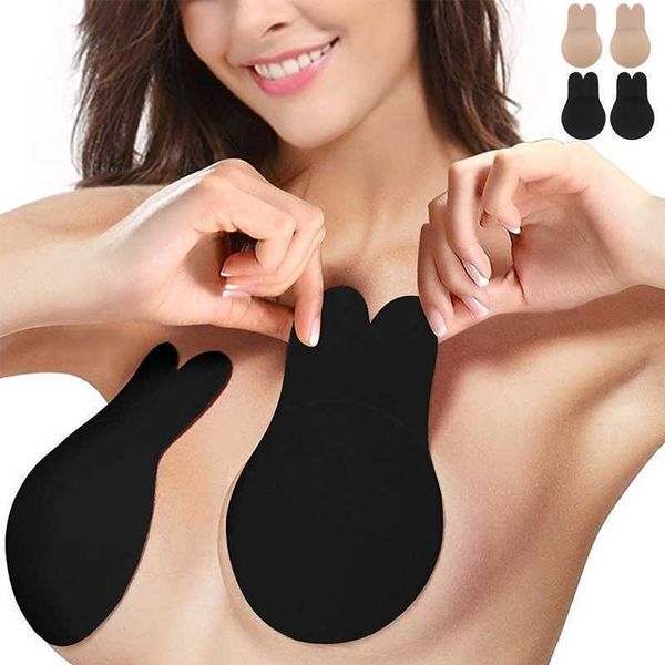 Articoli di bellezza Reggiseno in silicone invisibile anti-rilassamento Pasta per il seno Miglioramento anti-voyeur Ingrandimento delle donne
