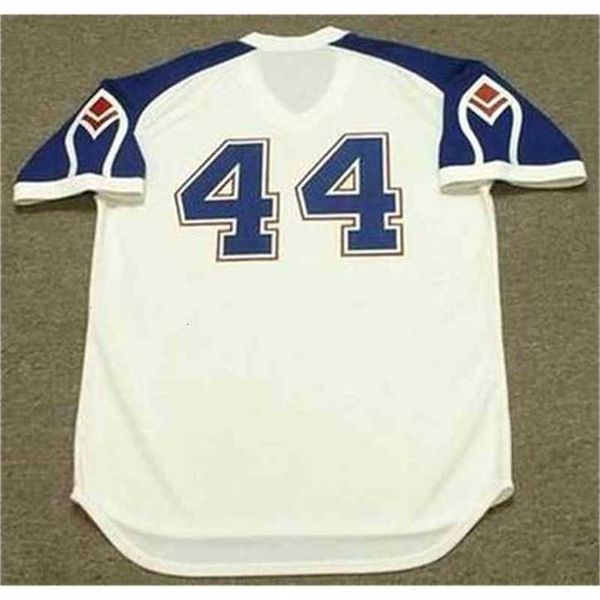 Бейсбольная майка Proword C202 Custom 44 HANK AARON Atlanta 1970-х годов