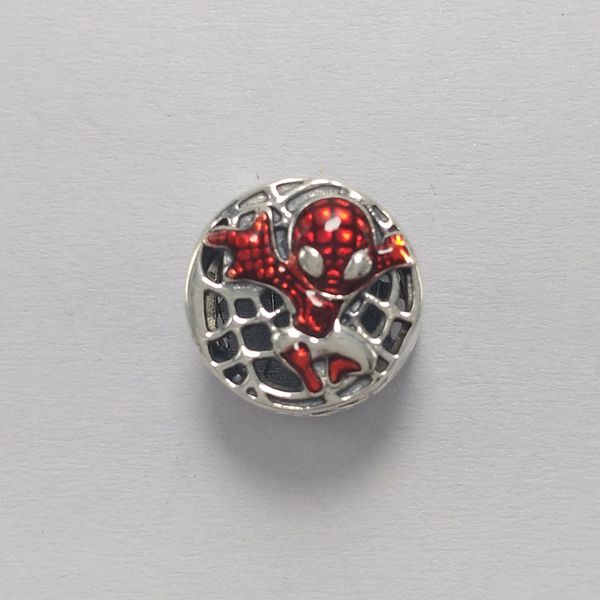 MAVEL SPDER-MAN SULARE CITY CHARM 925 STERLING SLATER PANDORA Dangle moments MAVEN VENGENS PARA CHARMS FIT CHARMS JOIXAS DE BRACELAS