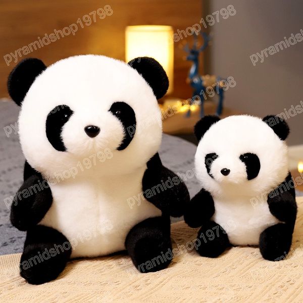 18/26 cm Kawaii Panda Plüschtiere Gefüllte Weiche Tier Schwarz Weiß Panda Kissen Nettes Dekor Geschenk für Kind Baby