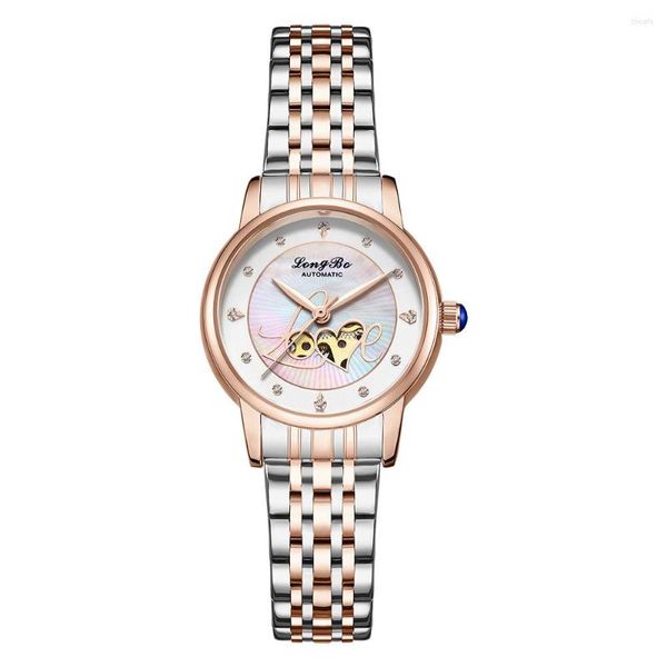 Orologi da polso Longbo Top Brand 83252 Orologio in acciaio inossidabile di alta qualità per donna Designer di orologi meccanici impermeabili di lusso