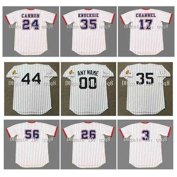 Proword Air01 Vintage 1978 1969 Baseball-Trikot HANK AARON DALE MURPHY PHIL NIEKRO Jimmy CANNON Wynn BOB HORNER Gene Garber PHIL KNUCKSIE ANDY CHANNEL JIM