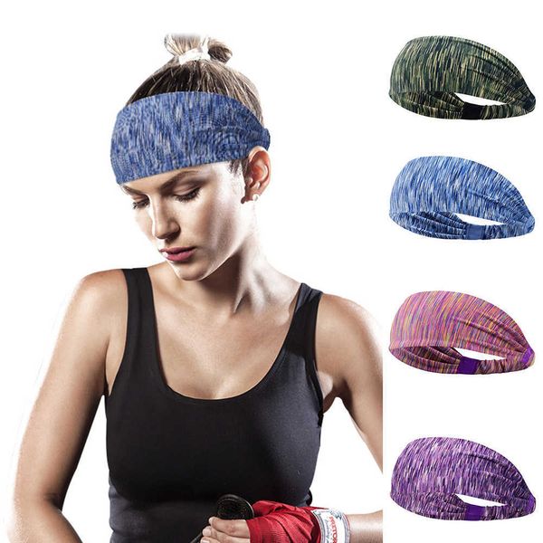 Yoga-Haarbänder, Schweißband für Männer und Frauen, elastische Sport-Haarbänder, Kopfband, Yoga-Stirnbänder, Kopfbedeckung, Kopfbedeckung, Sport, Workout, Haar-Accessoires L221027