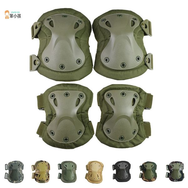 Колендные колодки на коленях Tactical Pad CS Army Army Army Airsoft Outdoor Sport Hunting Pad Safety Gear защищает 221027