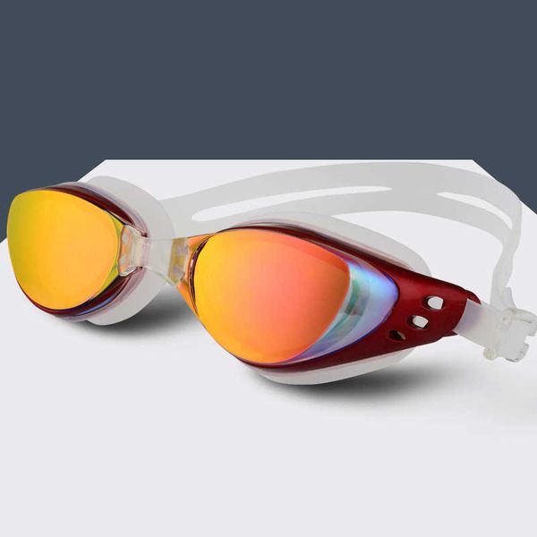 óculos de miopia masculino e mulheres anti-neblina Profissional Sile Arena Pool de natação óculos de adultos de adultos l221028