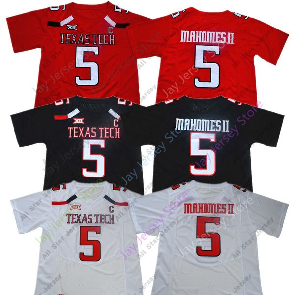 Patrick Mahomes Ii College Jeresey Ncaa Texas Tech Ttu Home Away Masculino Tamanho S-3xl Todos Ed