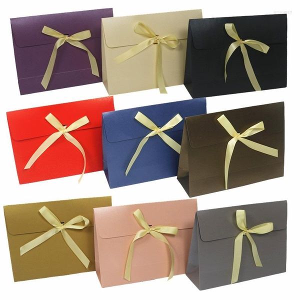 Geschenkpapier 10 Stück Kreative Mini-Taschenbox für Party Babyparty Papier Schokoladenschachteln Paket / Hochzeitsbevorzugungen Süßigkeiten