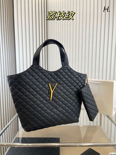 Icare Maxi Bag Designer Bag Women Tote Mags прикрепляет к кросс -купюру Beach Fashion Famous большой сумки для плеч кошельки подлинные сумочки Litchi с икра