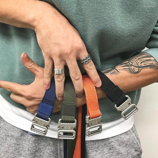 Cinture Cintura multiuso semplice Stile americano Innovativa fibbia in metallo Tendenza corda in vita