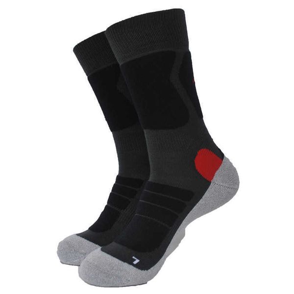 Sportsocken 1 Paar Outdoor Active Coolmax Thick Trekking Herren Damen Grau Klr L221026