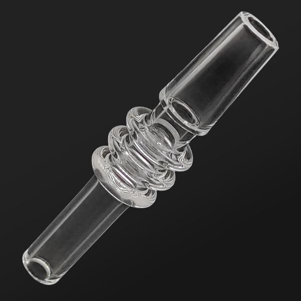 Coletor de néctar quartzo dica fumando 10 mm 14mm 18 mm machos unhas com nó de diamante vidro palha