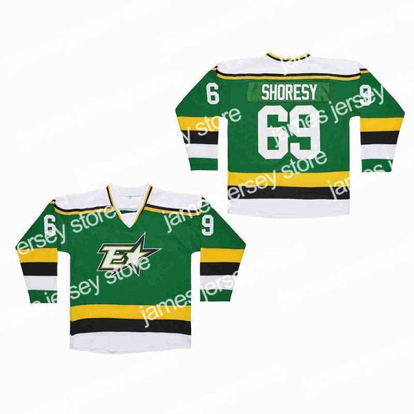 American College Football Wear personalizado 69 Shore Sudbery Blueberry Ice Hockey Jerseys Black Blue Men Mulheres