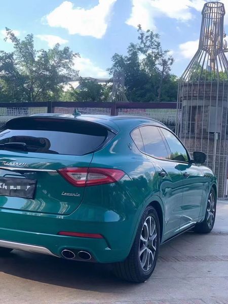 Super Gloss Racing Green Vinyl Wrap Film adesivo adesivo Storm Green Green Glossy Carro