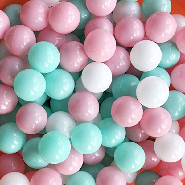 Esportes brinquedos de bola bolas de pit breat prova bolas plásticas de brinquedo macaron ocean 2,15 polegadas 100pcs