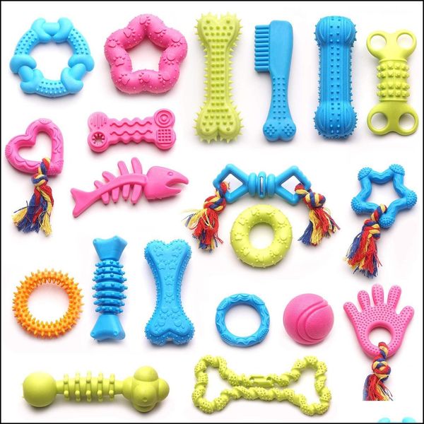 Dog Toys Chews Cartoon Dog Toys Желвает резиновый шарик скрип