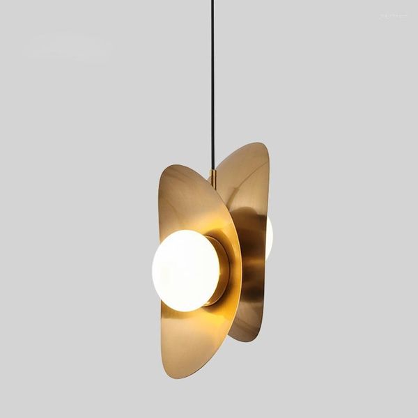 Подвесные светильники Light Luxury Small Droplight Designer Minimalist Creative Restaurant Bar Barble Medice Metal люстра