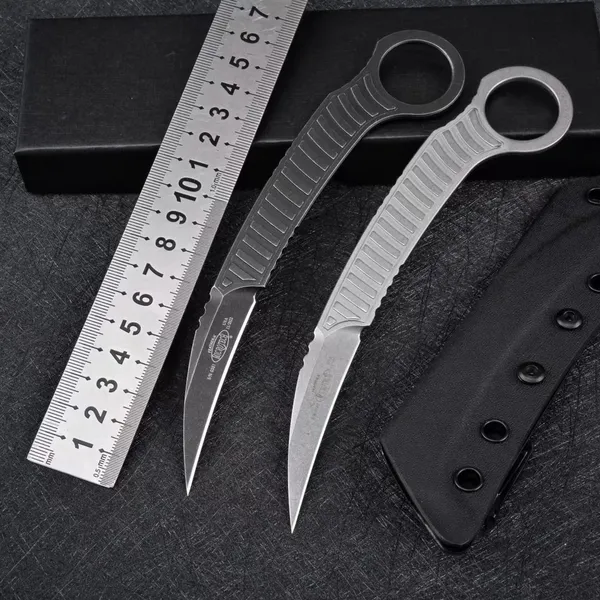 Coltello Feather SR Claw Karambit Flail D2 Coltelli tascabili EDC con lama satinata Bestest Gfit