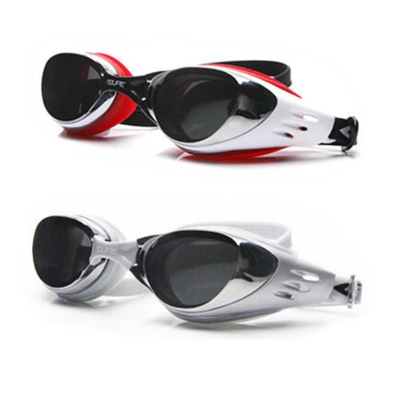 Brille verschreibungspflichtige Myopie Schwimmbrillen mit Nasendiopter Schwimmbad Anti-Fog Hd Dipping Brille für Kinder L221028