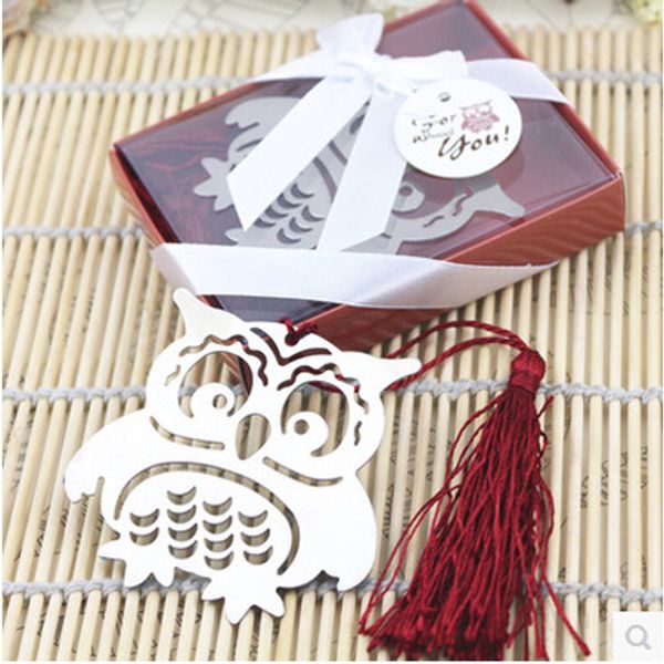 Marcapaginas Owl Markers Birds With Tassels Metal Stationery for Kids Drop Drop Delivery 2022 Smtzj