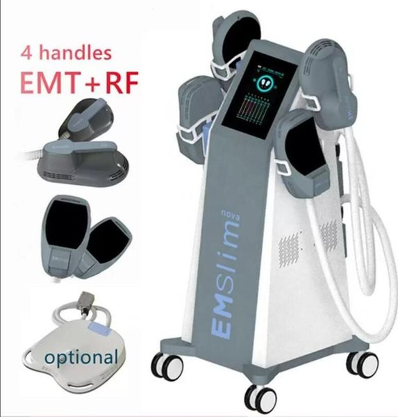 4 Maniglie Muscle EMS Dimagrante Stimolazione muscolare elettrica Electro Machine Hip Up Stimolatore muscolare elettrico