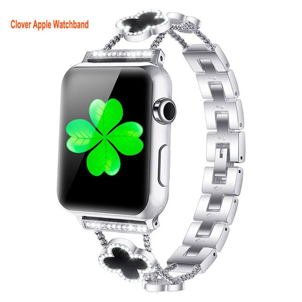 Bling bilezik kayışları Apple Watch Band ile Uyumlu 38mm 40mm 41mm 42mm 44mm 45mm Rhinestone bilekliği yedek Iwatch Serisi 8 7 6 5 4 3 2